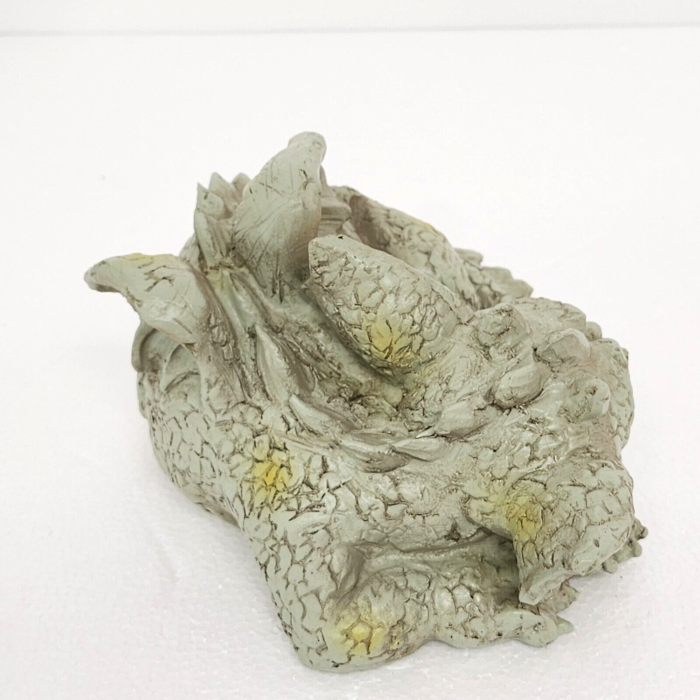 Sleeping Dragon Garden Outdoor Statue Adorable Mythical Creature Baby Sleeping - Picture 5 of 9